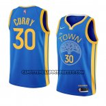 Canotte Golden State Warriors Stephen Curry NO 30 Earned 2022-23 Blu