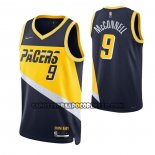 Canotte Indiana Pacers T.j. Mcconnell NO 9 Citta 2021-22 Blu