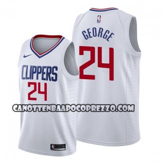 Canotte Los Angeles Clippers Paul George Association 2019-20 Bianco