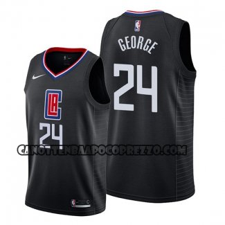Canotte Los Angeles Clippers Paul George Statement 2019-20 Nero