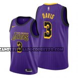 Canotte Los Angeles Lakers Anthony Davis Citta 2019 Viola