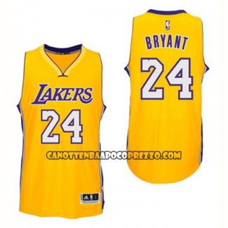 Canotte Los Angeles Lakers Kobe Bryant NO 24 Giallo