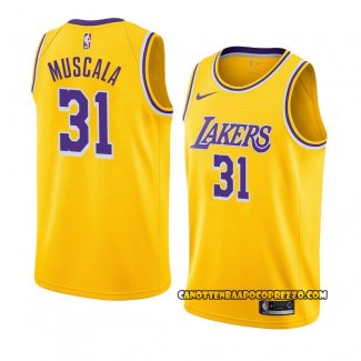 Canotte Los Angeles Lakers Mike Muscala Icon 2018-19 Giallo
