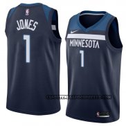 Canotte Minnesota Timberwolves Tyus Jones Icon 2018 Blu
