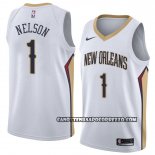 Canotte New Orleans Pelicans Jameer Nelson Association 2018 Bian