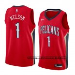 Canotte New Orleans Pelicans Jameer Nelson Statement 2018 Rosso