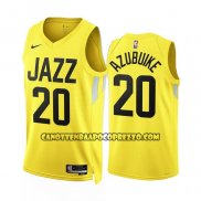 Canotte Utah Jazz Udoka Azubuike NO 20 Icon 2022-23 Giallo