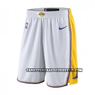 Pantaloncini Los Angeles Lakers Statement Bianco