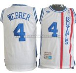 Canotte NBA ABA Kings Webber Bianco