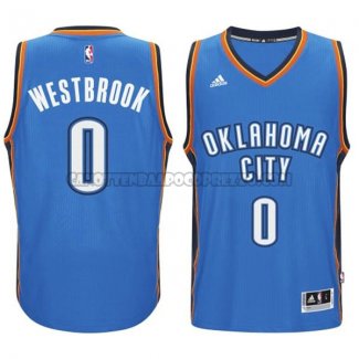 Canotte NBA Autentico Thunder Westbrook 2014-15 Azul