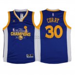 Canotte NBA Campione Finale Warriors Curry 2017 Azul