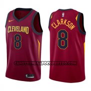 Canotte NBA Cavaliers Jordan Clarkson Icon 2017-18 Rosso