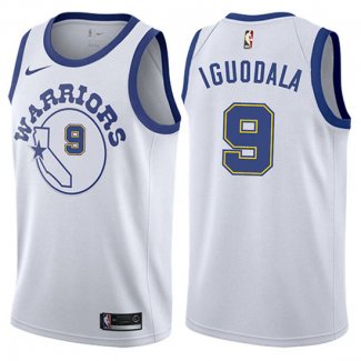 Canotte NBA Hardwood Warriorsrs Andre Iguodala 2017-18 Bianco