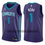 Canotte NBA Hornets Malik Monk Statement 2017-18 Viola