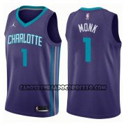 Canotte NBA Hornets Malik Monk Statement 2017-18 Viola