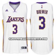 Canotte NBA Lakers Corey Brewer Alternate 2017-18 Bianco