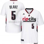 Canotte NBA Manica Corta Blazers Blake Bianco