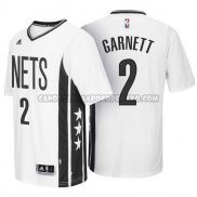 Canotte NBA Manica Corta Nets Garnett Grigio