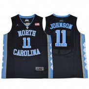 Canotte NBA NCAA North Carolina Johnson Nero