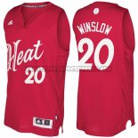 Canotte NBA Natale 2016 Justise Winslow Heat Rosso