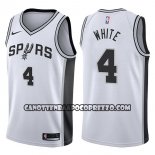 Canotte NBA Spurs Derrick White Swingman Association 2017-18 Bia