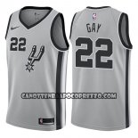 Canotte NBA Spurs Rudy Gay Statement 2017-18 Grigio