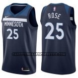 Canotte NBA Timberwolves Derrick Rose Icon 2017-18 Blu