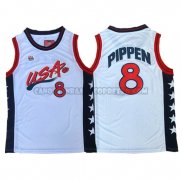 Canotte NBA USA 1996 Pippen Blanco