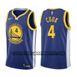 Canotte NBA Warriors Quinn Cook Icon 2017-18 Blu