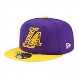 Cappellino Los Angeles Lakers 9FIFTY Snapback Giallo Viola
