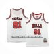 Canotte Bambino Chicago Bulls Dennis Rodman NO 91 Mitchell & Ness 1997-98 Bianco