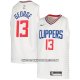 Canotte Bambino Los Angeles Clippers Paul George NO 2 Association 2020-21 Bianco