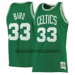 Canotte Boston Celtics Larry Bird NO 33 Mitchell & Ness 1985-86 Verde