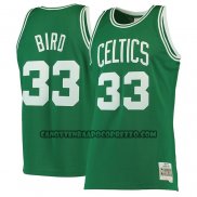 Canotte Boston Celtics Larry Bird NO 33 Mitchell & Ness 1985-86 Verde