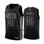 Canotte Brooklyn Nets Seth Curry NO 30 Statement 2022-23 Nero
