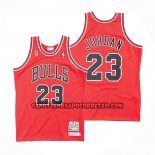 Canotte Chicago Bulls Michael Jordan NO 23 Mitchell & Ness 1995-96 Rosso