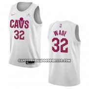 Canotte Cleveland Cavaliers Dean Wade NO 32 Association 2022-23 Bianco