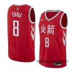 Canotte Houston Rockets James Ennis Citta 2018 Rosso