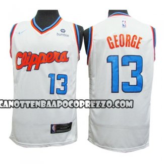 Canotte Los Angeles Clippers Paul George 2019-20 Bianco