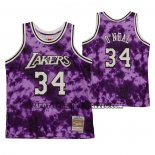 Canotte Los Angeles Laker Shaquille O'neal No 34 Galaxy Viola