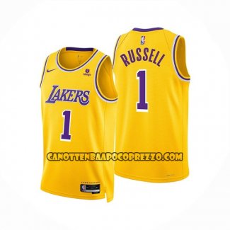 Canotte Los Angeles Lakers D'angelo Russell NO 1 Icon Giallo