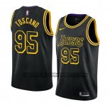 Canotte Los Angeles Lakers Juan Toscano-Anderson NO 95 Mamba 2021-22 Nero