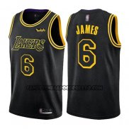 Canotte Los Angeles Lakers LeBron James Citta 2021-22 Nero