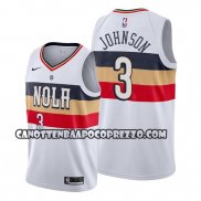 Canotte New Orleans Pelicans Stanley Johnson Earned Bianco