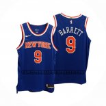 Canotte New York Knicks Rj Barrett NO 9 Icon Autentico Blu