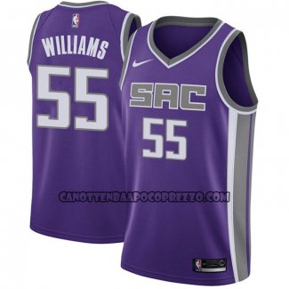 Canotte Sacramento Kings Jason Williams NO 55 Icon 2020-21 Viola