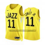 Canotte Utah Jazz Mike Conley JR. NO 11 Icon 2022-23 Giallo