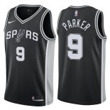 Canotte NBA Autentico Spurs Parker 2017-18 Nero