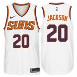 Canotte NBA Autentico Suns Jackson 2017-18 Bianco