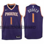 Canotte NBA Bambino Phoenix Suns Devin Booker 2017-18 Viola